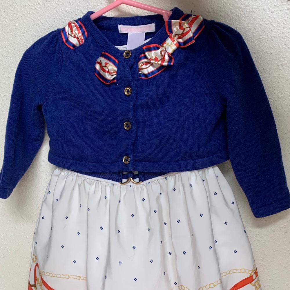 Janie and Jack dress and sweater set